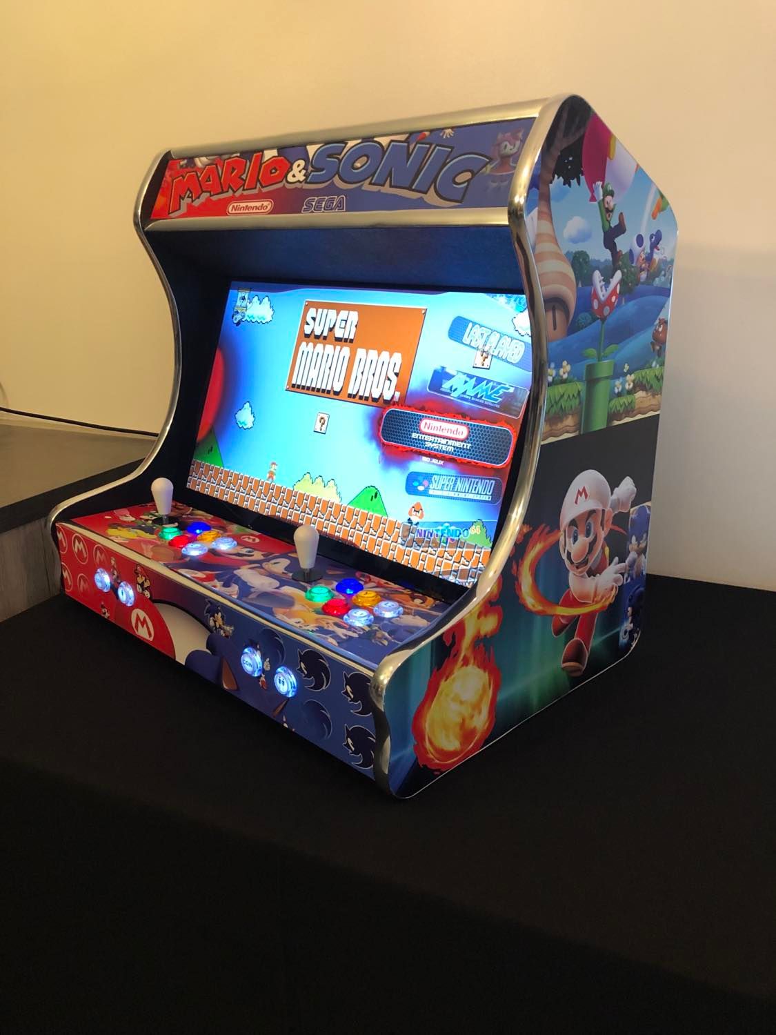 BARTOP ARCADE 3300 Jeux : Création du décor sur mesure