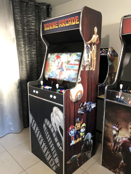 BORNE ARCADE XXL Ecran 27 Pouces 3300 Jeux : Créez votre propre design !