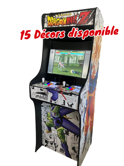 BORNE ARCADE KLASSIK Ecran 24 Pouces 3300 Jeux : 15 décors au choix
